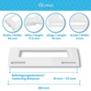 DL-pro Universal Fridge Door Handle 9-17 cm Mounting Distance 18.8