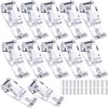 12PCS Blind Cord Safety Device, Clear Roller Blind Clips for