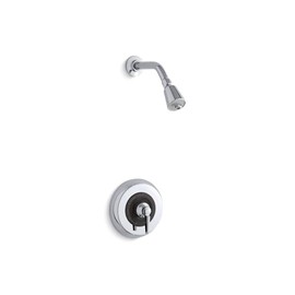 Kohler TS6910-4A-CP Triton Rite-Temp® Shower Valve Trim with Lever Handle & 2.5 Gpm Showerhead Polished Chrome