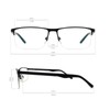 Global Glasses Men's Frame Glasses Blocking Blue Light Gaming Computer
