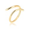Elli Blogger Women's Ring Rose Gold-Plated Silver 925, Silver, None