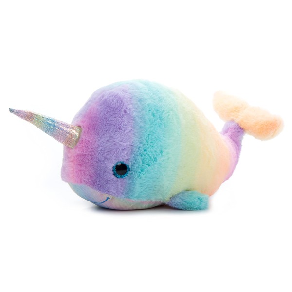 The Petting Zoo Narwhal Stuffed Animal Plushie, Ombrez Ocean Animals,