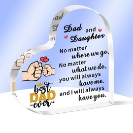 AMZQ Father Daughter Gifts Dad Fathers Day Christmas Birthday Gifts Father Daughter Present