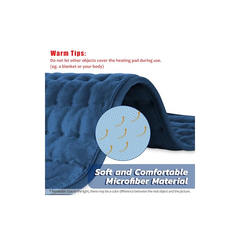 BEAUTIKEN Heating Pad, Electric Heating Pad, Electric Heat Pad with