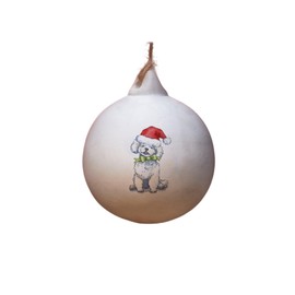 Image Industry Bichon Frise Ceramic Bauble - Tree Decoration - Christmas Decorations Dog Gift - Dog Lovers