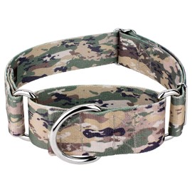Country Brook Petz 2 Inch Adjustable Martingale Dog Collar for Medium and Large Breeds - 18 Unique Designs (Mountain Viper Camo, Large)