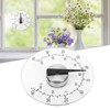 Outdoor Thermometer Adhesive Transparent Window Door Greenhouse Temperature Monitor Tester