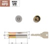 MIWA MCY-116 U9 Cylinder Lock for HPD HP40 HPD40KJ 77HP40