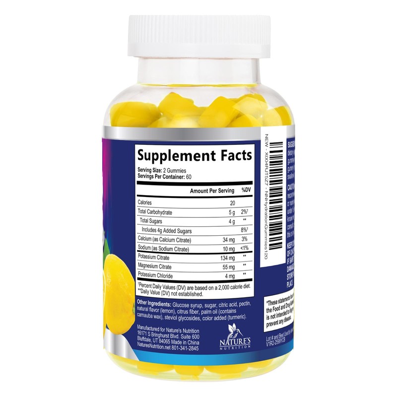 Hydration Electrolyte Gummies - Daily Liquid Replenisher Gummy - Advanced