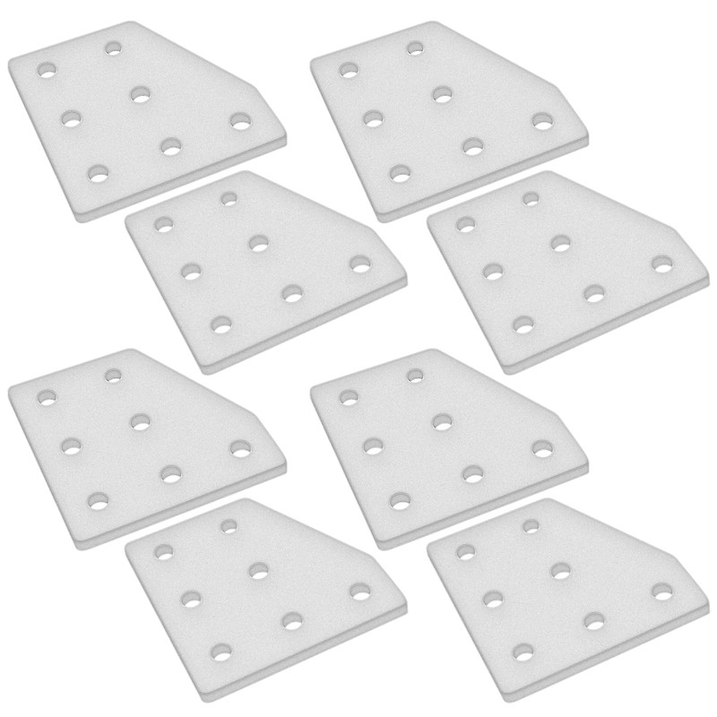 IMETRX 8pcs 2040 L Corner Bracket Joining Plate T Slotted