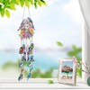 DIY Diamond Painting Sun Catcher Wind Chime Set, Diamond Dot