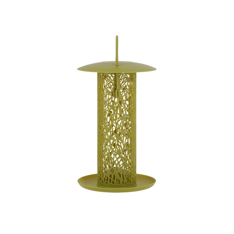 Esschert Design Best for Birds Silo Nut Holder with Chiffchaff