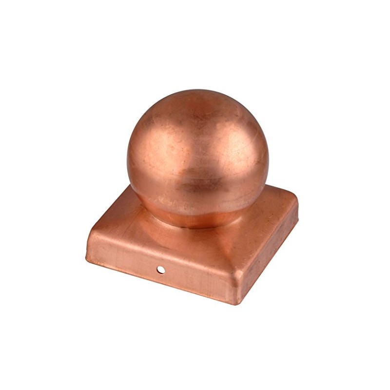 CONNEX HV4298 Post caps Copper 70x70mm with Ball, 70 x