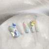 Butterfly Garden Handmade Nail Tips - Natural / 나비 정원