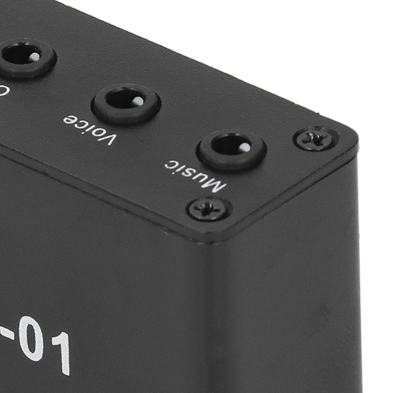 Background Music Controller Black Excellent Compatibility Miniature Size Music Switcher