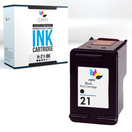 CMYi 21 Black Replacement Ink Cartridge for HP DeskJet 3910, 3915, 3918, 3920, 3930, 3930v, 3938, 3940, 3940v, D1311, D1320, D1330, D1341, D1360, D1368, D1415, D1420, D1430, D1445, D1455, D1460, D1468