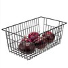 Slideep Farmhouse Large Wire Organizer Storage Bins Freezer Food Storage