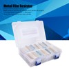 1450Pcs Metal Film Resistor Kit 145 Values Assortment 1~1MΩ 1/4W