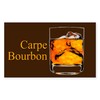 CafePress Carpe Bourbon Oval Rectangle Bumper Sticker Car Decal