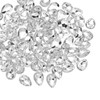 sourcing map 100Pcs 10 x 14 mm Teardrop Rhinestones Acrylic