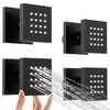 Shower Body Spray Jets with Adjustable Flow On Off Switch,