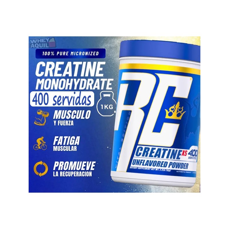Creatina Ronnie Coleman Creatine Xs 1 Kg 400 Servicios Sabor