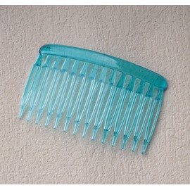 Ruwado 6 Pcs 14 Teeth Hair Side Comb Twist Small French Vintage Style Hair Clips Pins Accessories Supplies for Women Girls Bridal Wedding Veil Fine Long Curly Hair (Light Blue)