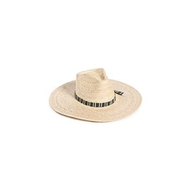 Brixton Women's Leigh Straw Fedora, Natural, Tan, S