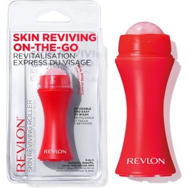Revlon Rodillo revitalizador de la piel con cuarzo rosa para revitalizar y aclarar todo el día, compacto y reutilizable, suave para la piel