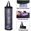 Plastic Bag Holder Dispenser Mesh Storage Garbage Bags Organizer Hanging