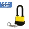 Dunnet Tools Waterproof Padlock with Keys Heavy Duty Security Lock