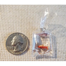 Unbranded Red Fish in a Bag Magnetic Needle Minder Cross Stitch Embroidery | Cover Holder