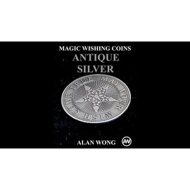 Magic Wishing Coins Antique Silver (12 Coins) by Alan Wong - Trick