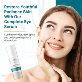 SUN COAST SCIENCES Complete Eye Serum for Dark Circles Fine Lines Wrinkles 0.5 Ounce