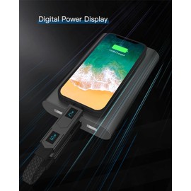 PEAKINGTECH Multi USB Charging Data Cable: Short EDC Cord for Lightning Type C A (Black)