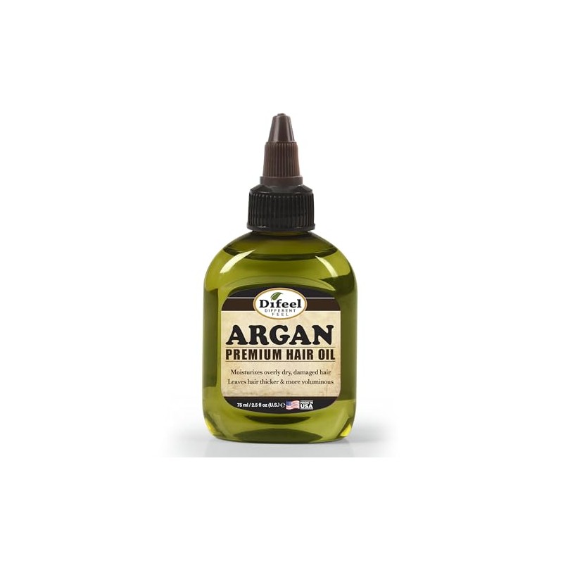 Difeel Aceite de cabello natural premium - Aceite de argán