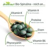 dreikraut Bio Spirulina, 750 Pellets, 4 Month Supply, Controlled Aquaculture,