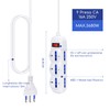 Aigostar Mehrfachsteckdose， Mehrzweck-Steckdosenleiste mit 9 Steckdosen， 250 V/3680 W， 1，5