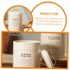 Mikinona Sturdy Rice Storage Container Airtight Grain Holder Scoop for