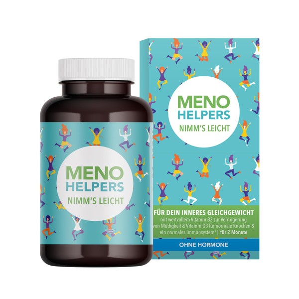 MENO HELPERS NIMM’S LEICHT Für die Wechseljahre Natürlich & vegan,