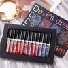 RoseFlower Lip Gloss Set, 12 Piece Matte Lipstick Makeup Set,