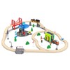 Wooden Train Accessories Car Washer for Railroad Train Track, Train
