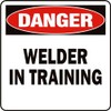 CafePress Welder Oval Car Bumper Sticker