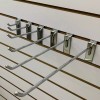 Exhivit Gancho Blister Cromo P/panel Ranurado 12 Pzs De 30