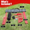 Volleyball Rebounder Net 7x4 Ft with Portable Travel Bag, 5-Angle