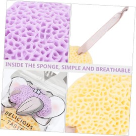 Set de 6 Esponjas de Baño Panal Exfoliantes Corporales FRCOLOR
