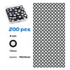 ‌Gloxyuni 200 PCS (6mm Inner/10mm Outer) 3D Scanning Positioning Targets