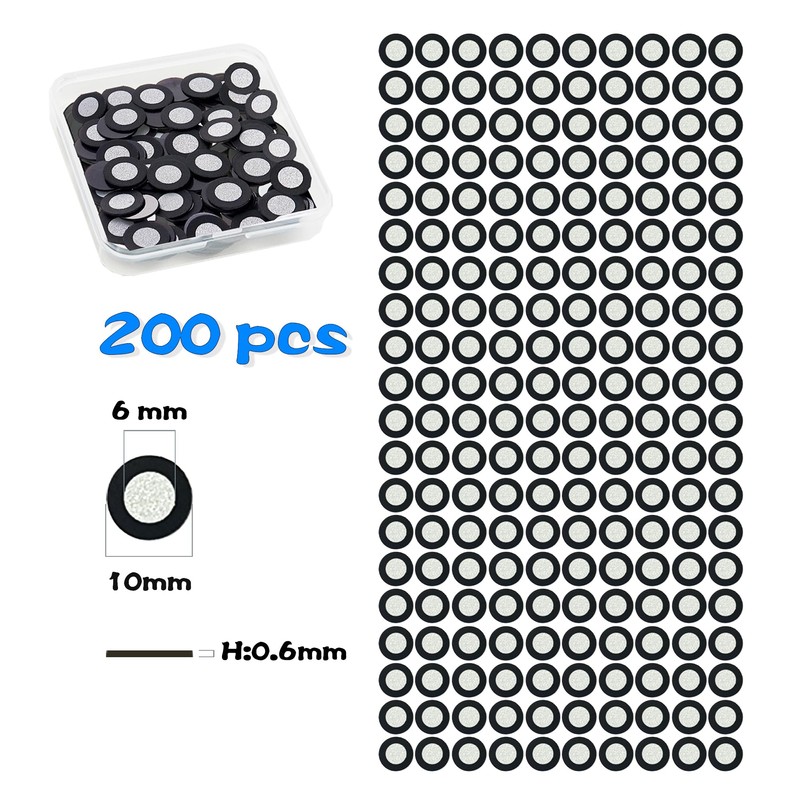 ‌Gloxyuni 200 PCS (6mm Inner/10mm Outer) 3D Scanning Positioning Targets