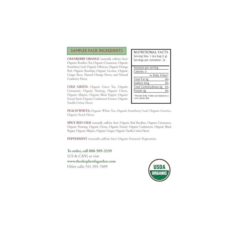 Shepherd's Bible Verse Tea - Bulk Bag - 25 Tea