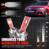 au-kee D4S D4R LED Headlight Bulb 100W 10000LM 6000K Bright